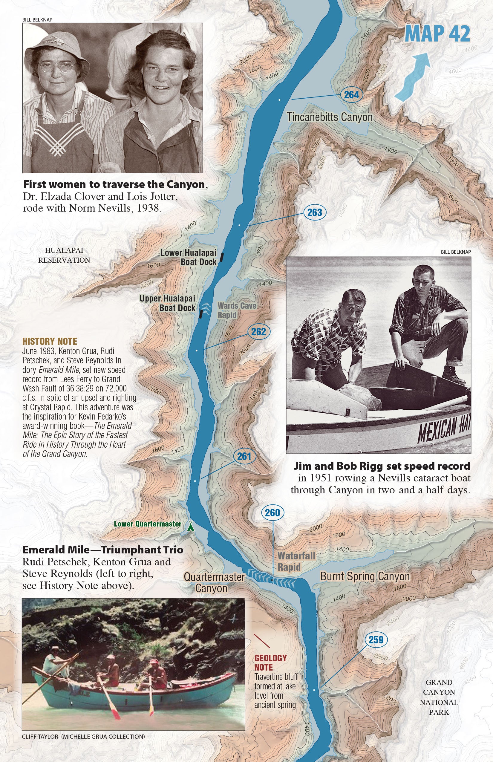 colorado river map grand canyon