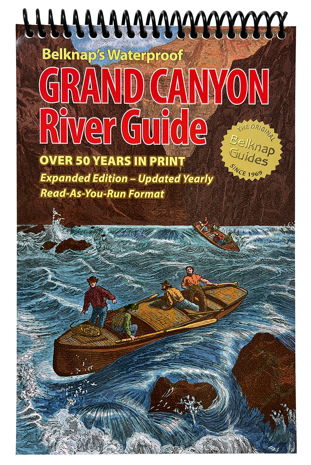 colorado river map grand canyon river map guide book cover