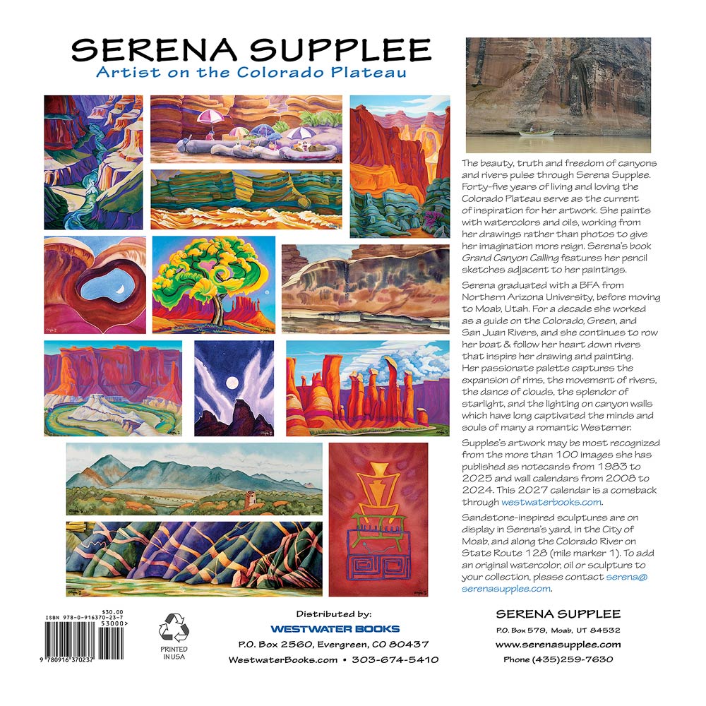 2027 Calendar by Serena Supplee